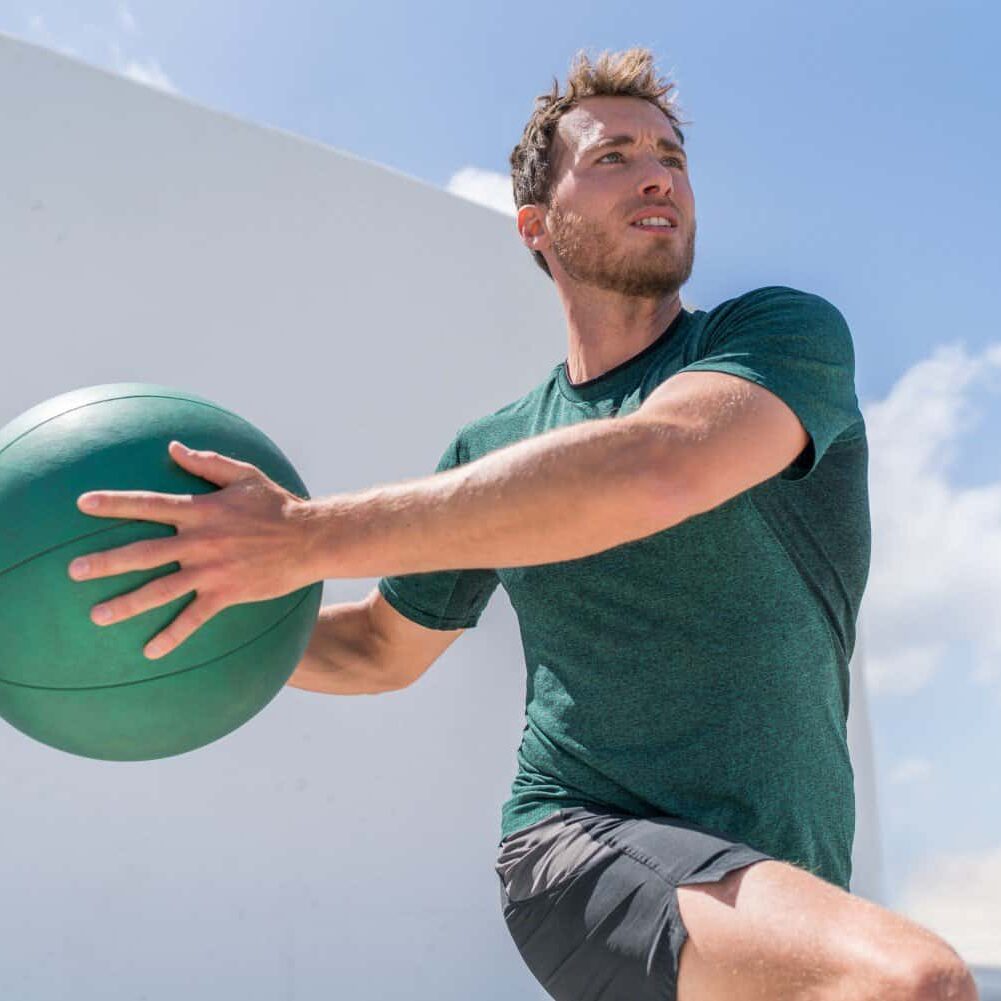 Man Working Out Outside trt therapy