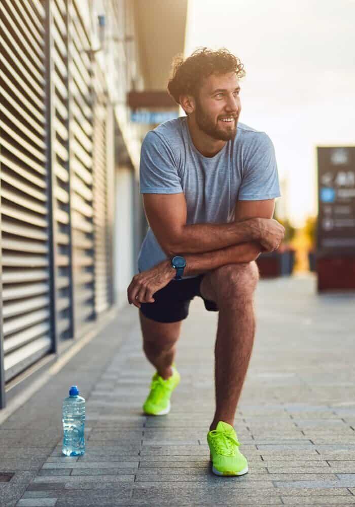 Man Working Out on Sermorelin Peptide Man Working Out on Sermorelin Peptide